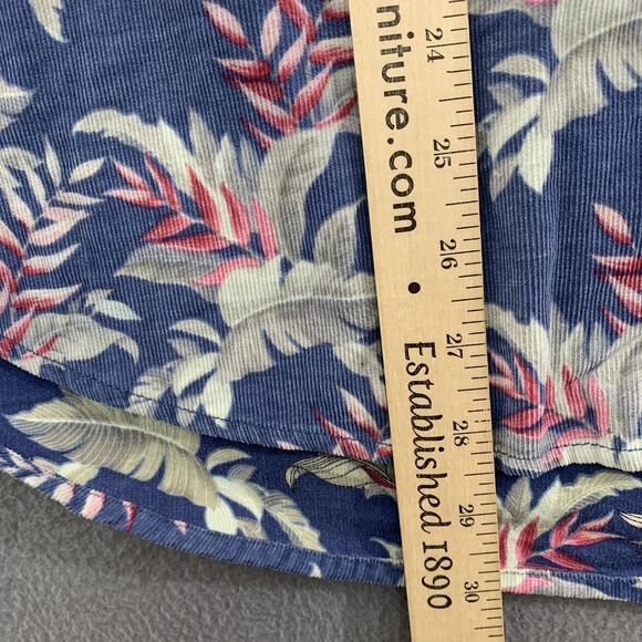 Tommy Bahama Shirt Mens Large Blue Corduroy Button Down Long Sleeve Hawaiian - Picture 7 of 16